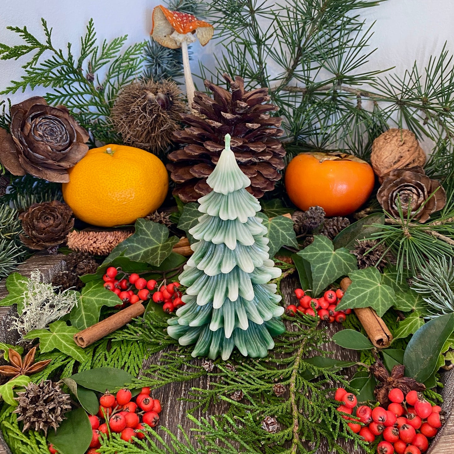 Evergreen Tree Candles