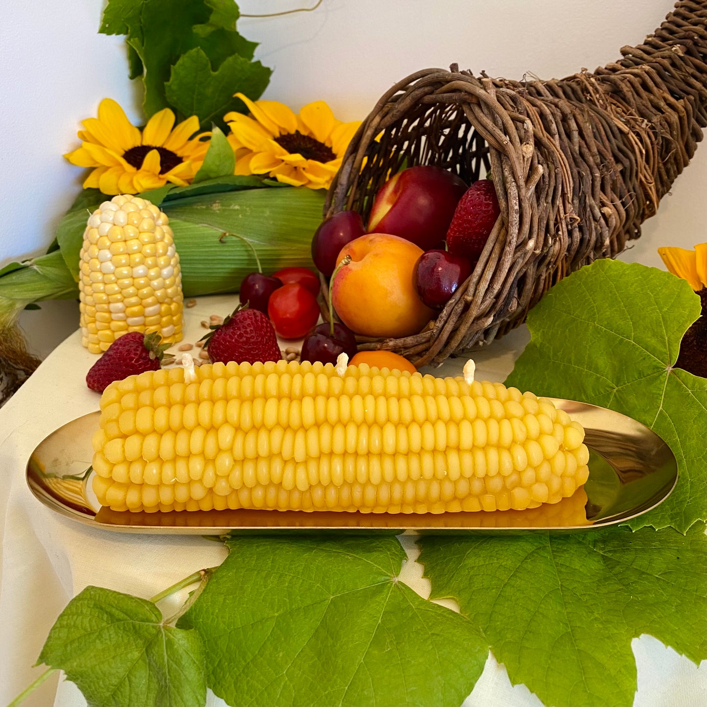 Whole Corncob Candle