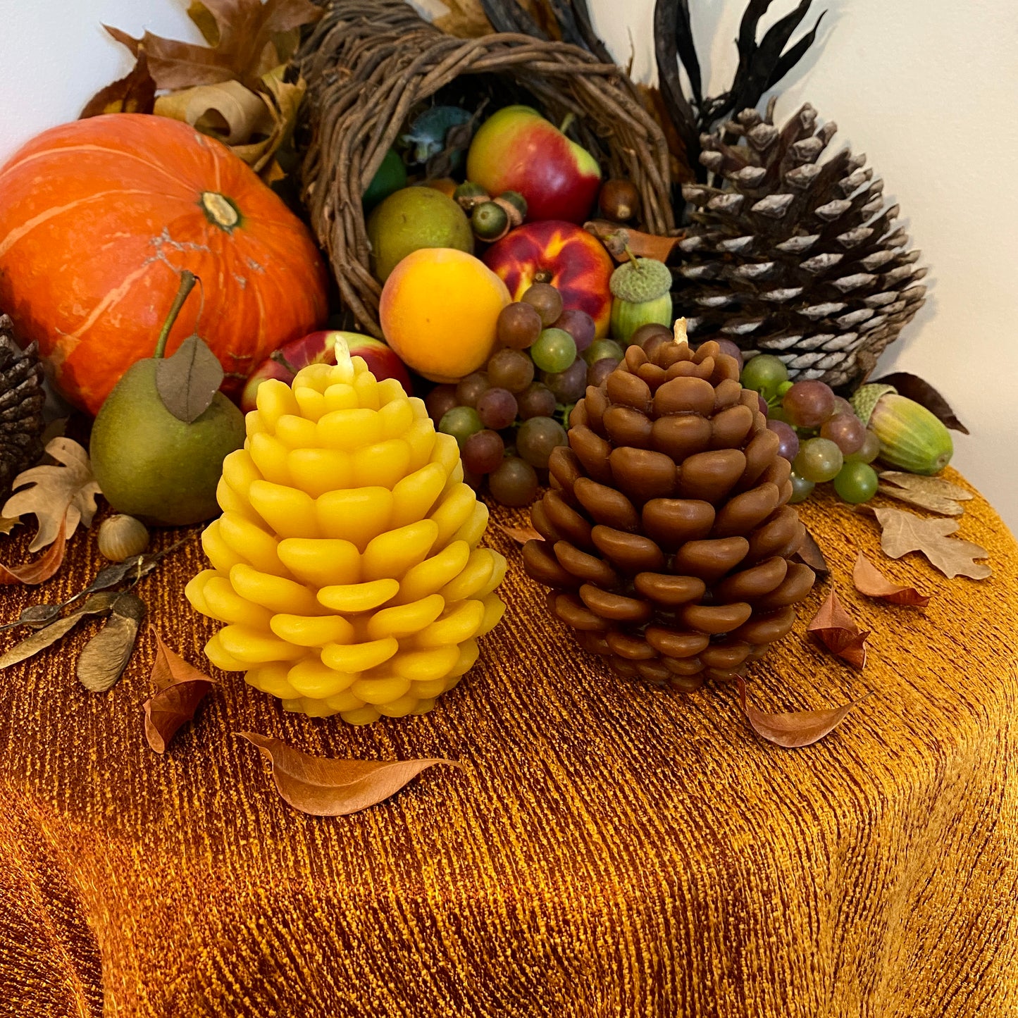 Pinecone Candle