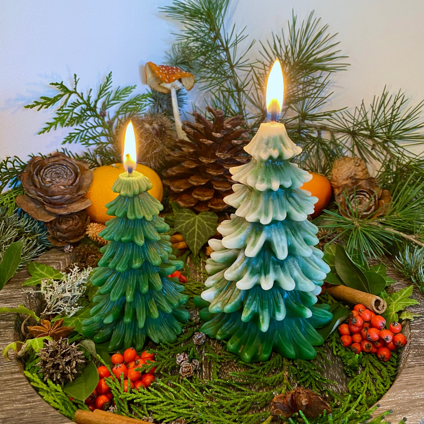 Evergreen Tree Candles