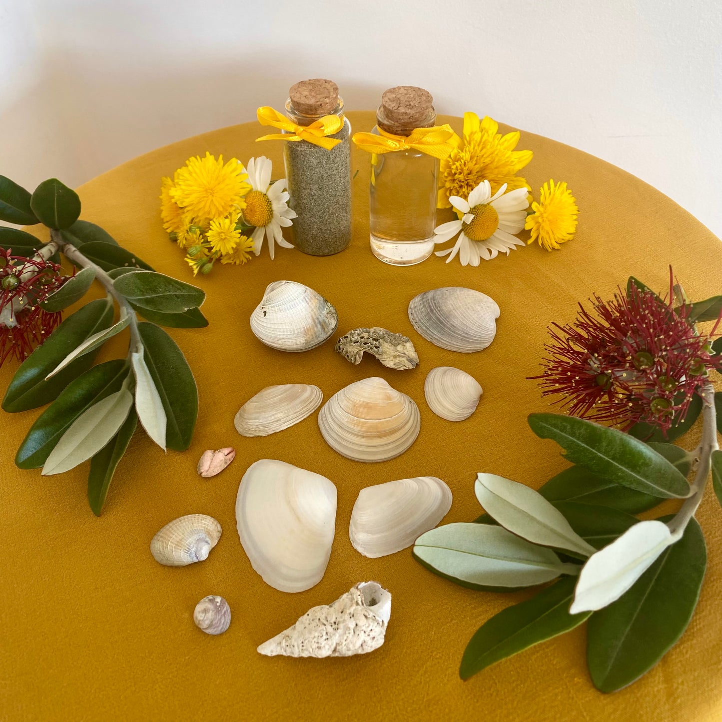 Summer Solstice Sand and Seawater Intention Bottles Set