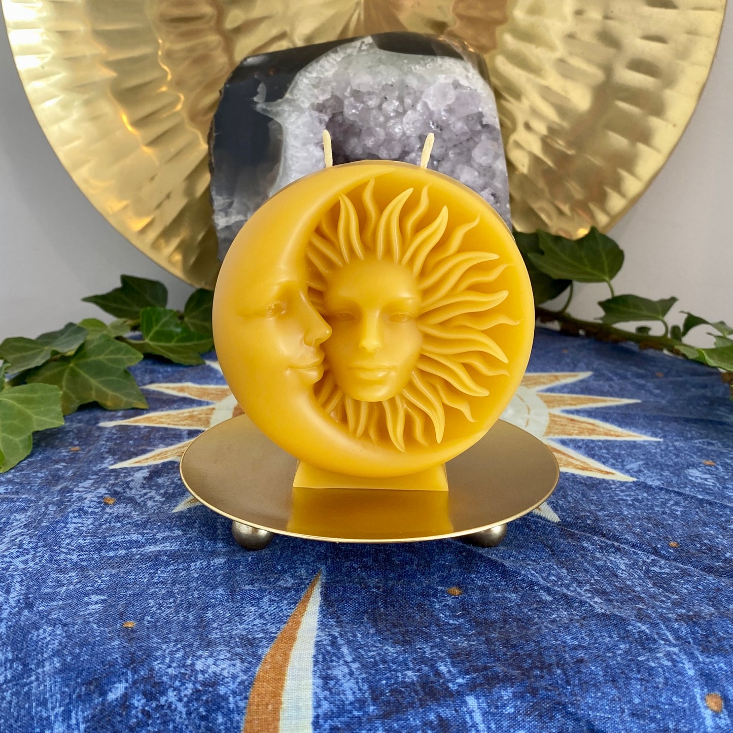 Solstice Sun and Moon Candle