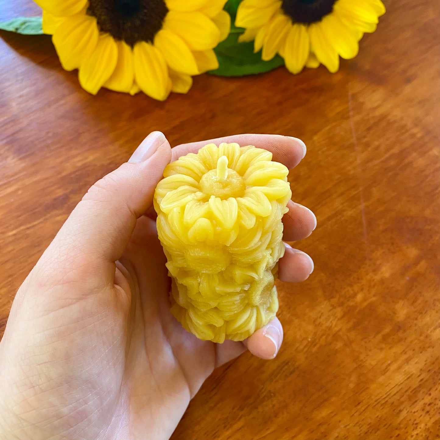 Sunflowers Candle