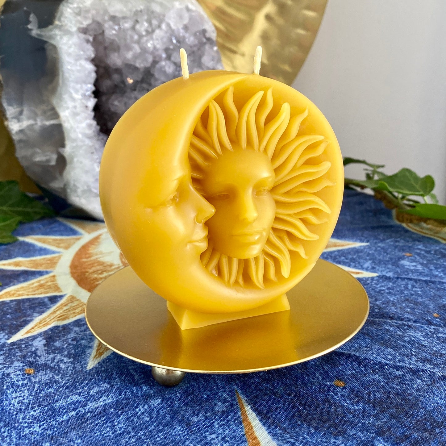 Solstice Sun and Moon Candle