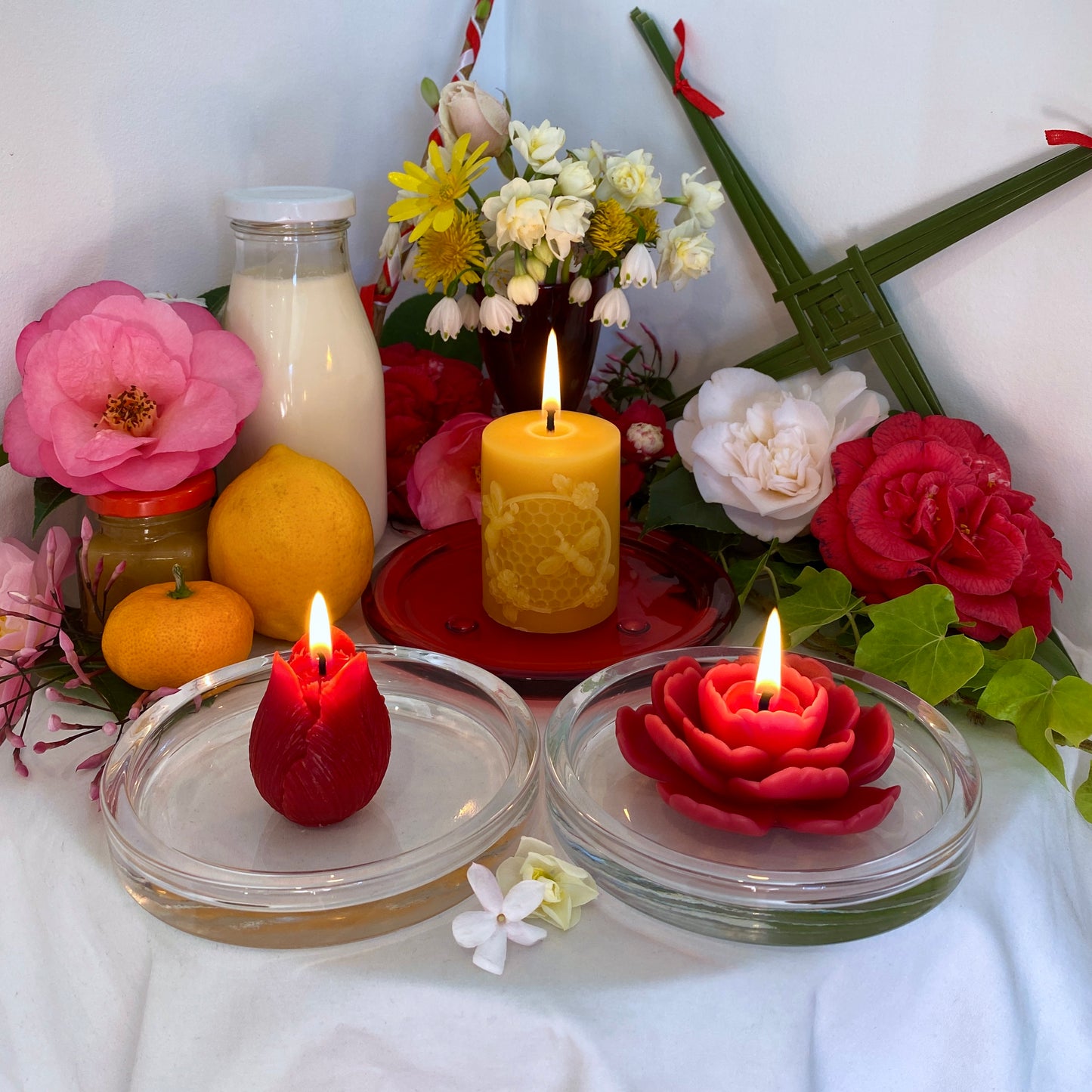Honeybees Candle