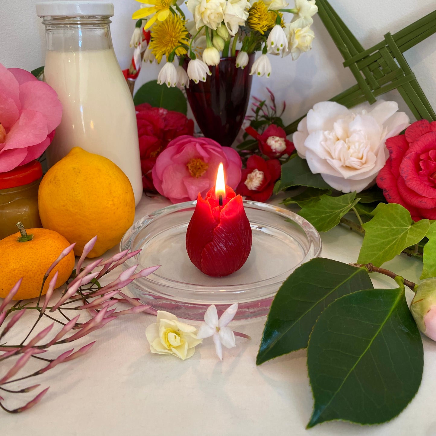 Tulip Candle
