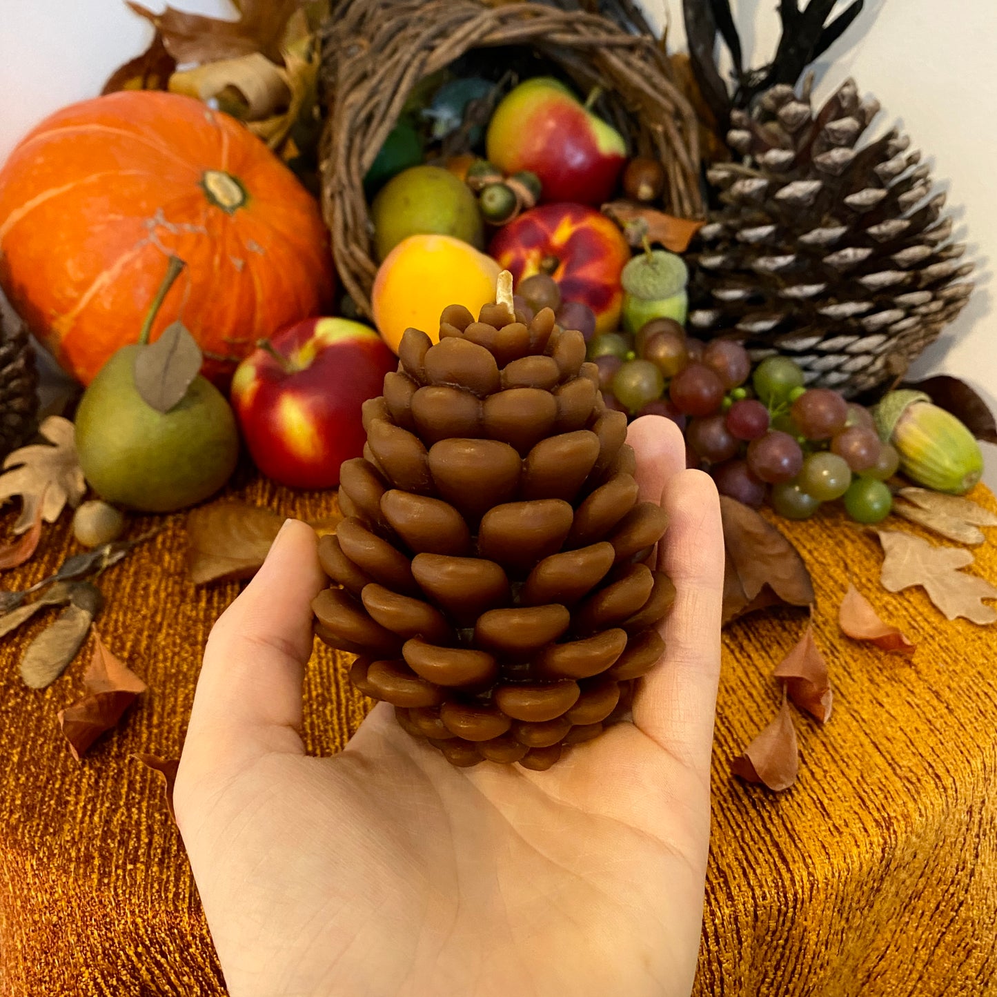 Pinecone Candle