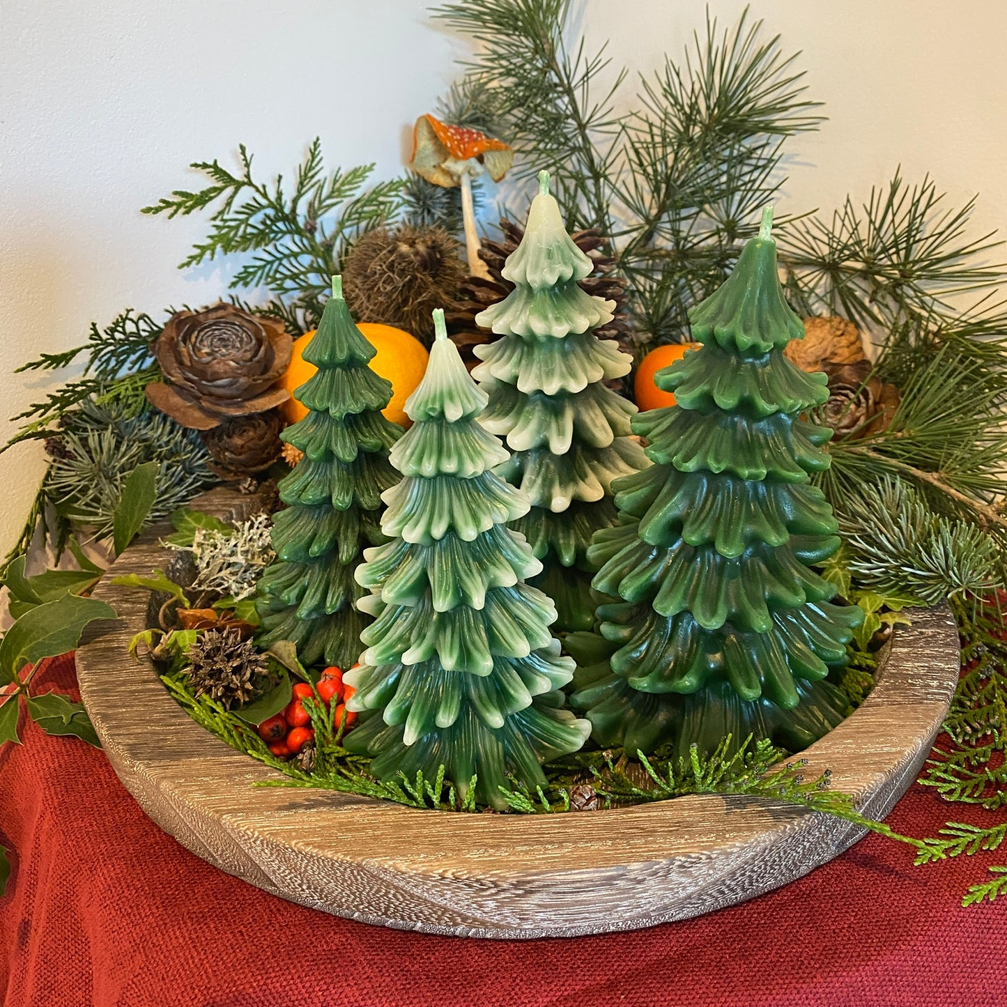 Evergreen Tree Candles