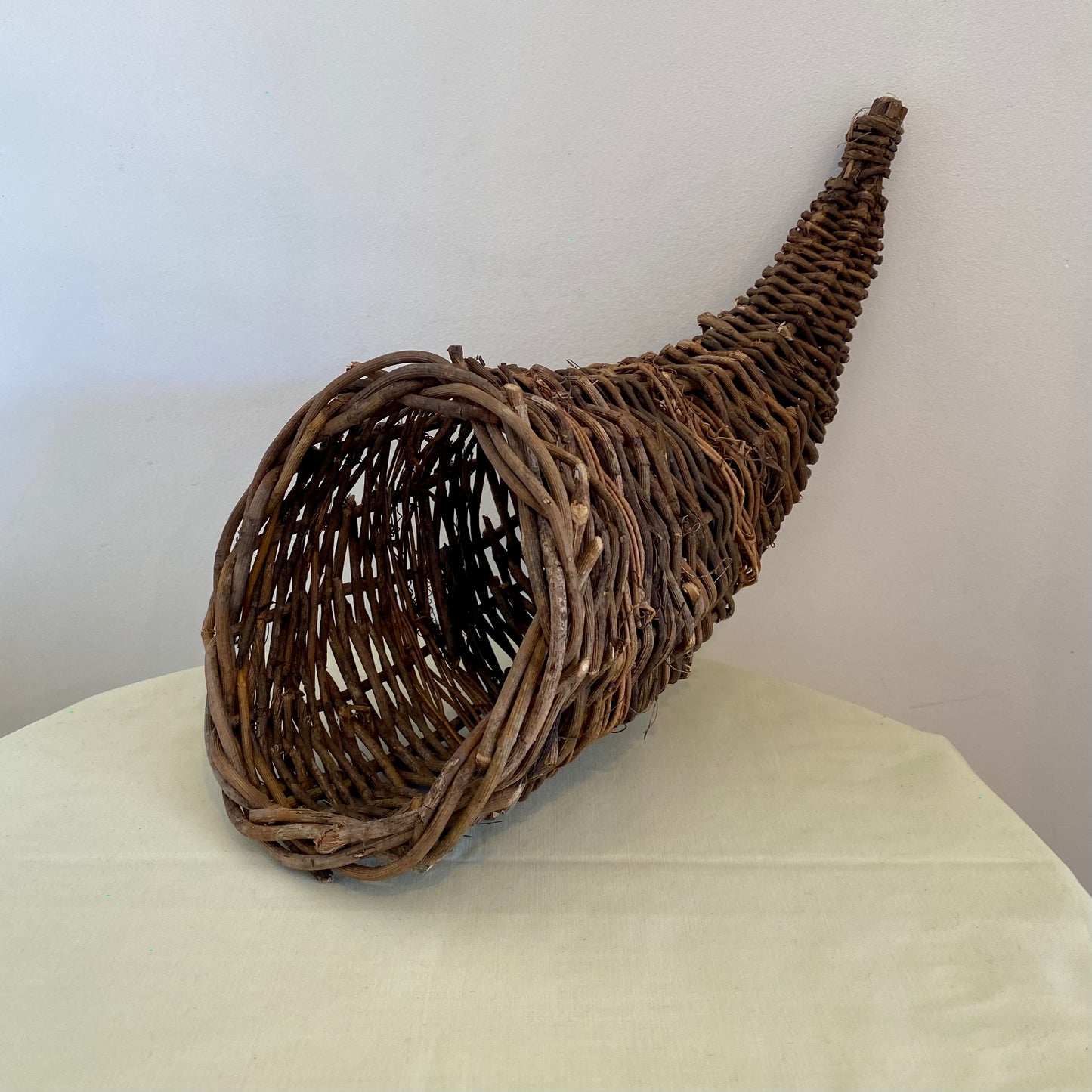 Cornucopia Horn of Plenty Ornamental Harvest Basket