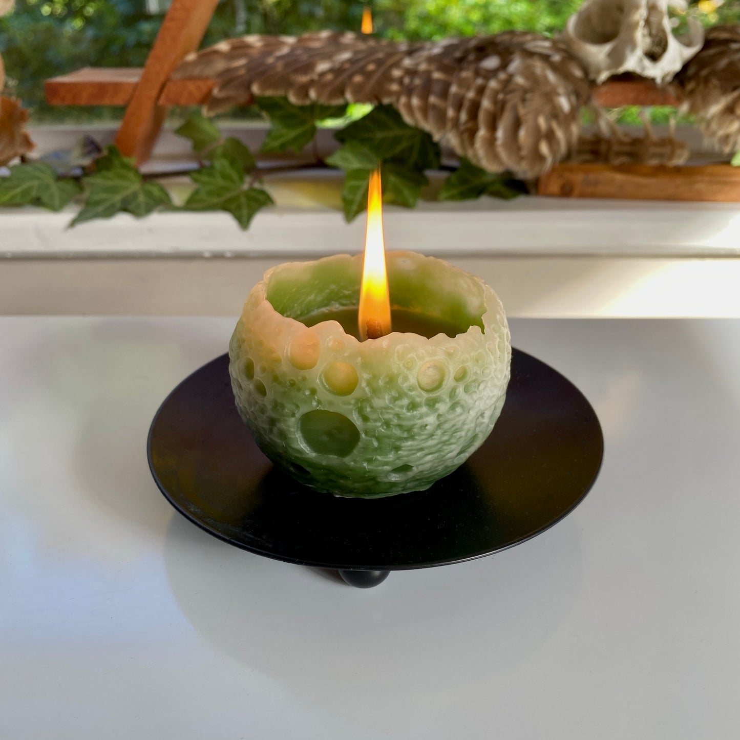 Frost Moon Candle