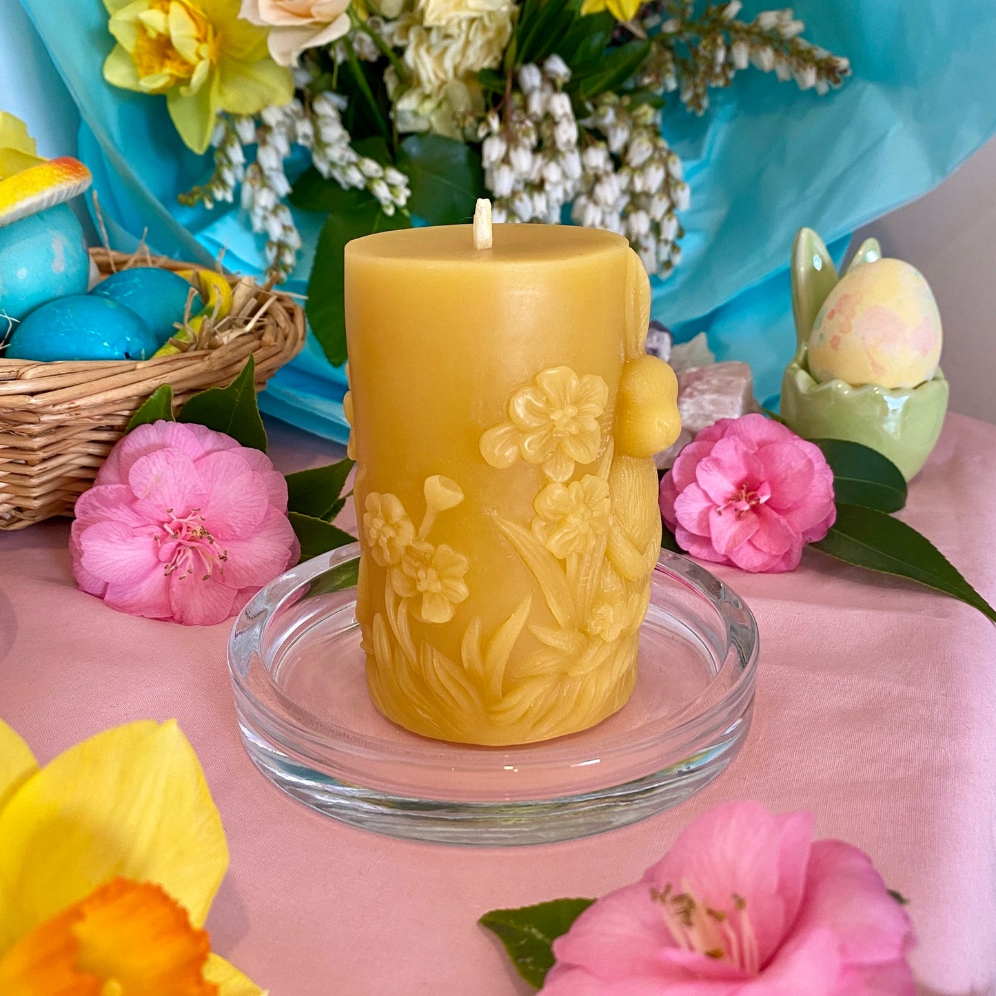 Standing Ostara Bunny Candle