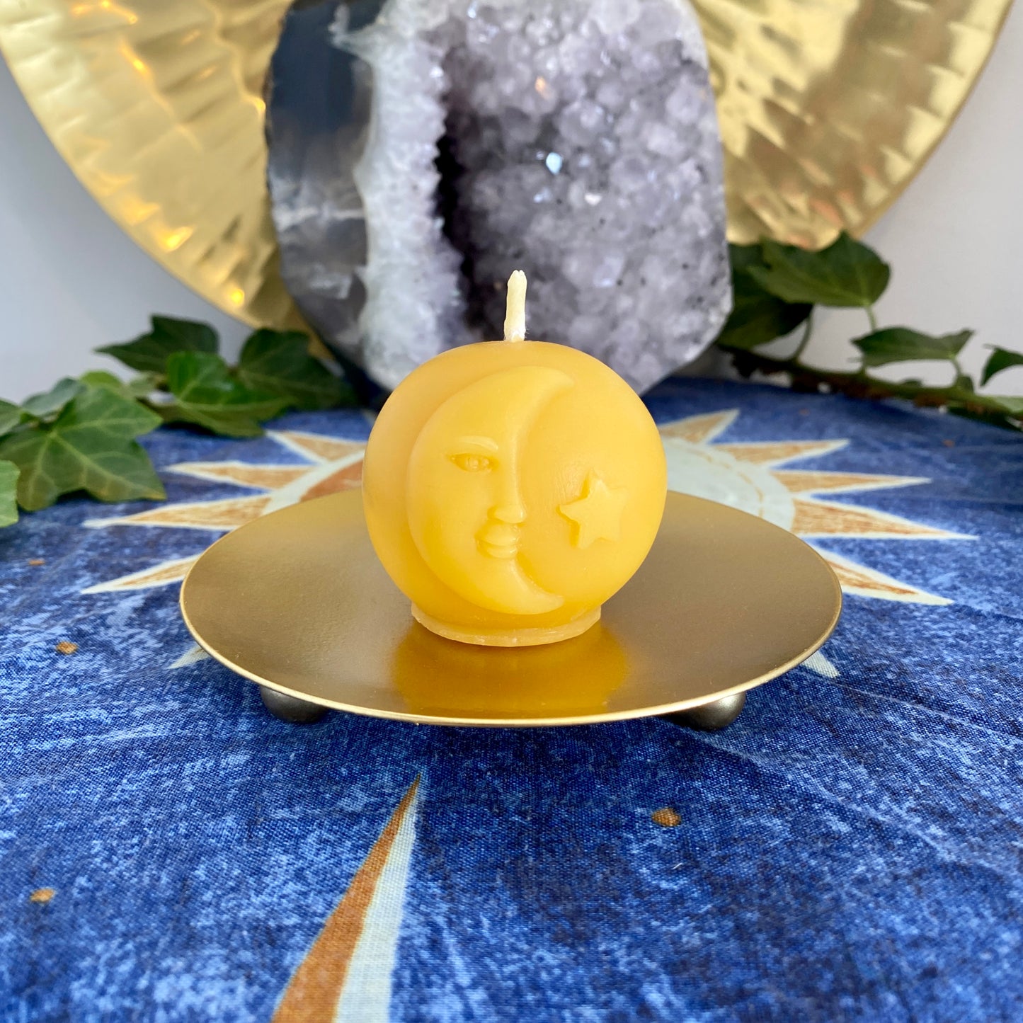 Sun, Moon and Star Candle