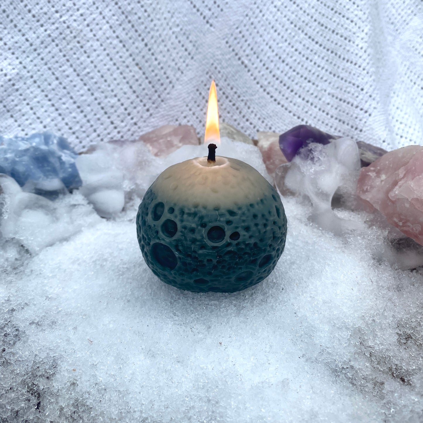 Snow Moon Candle