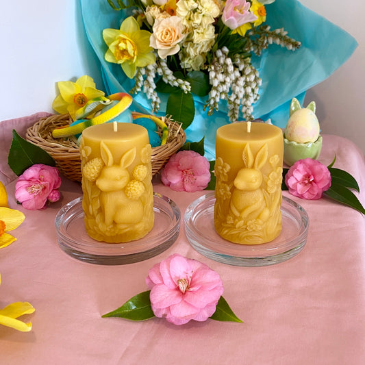 Ostara Bunny Candle Set