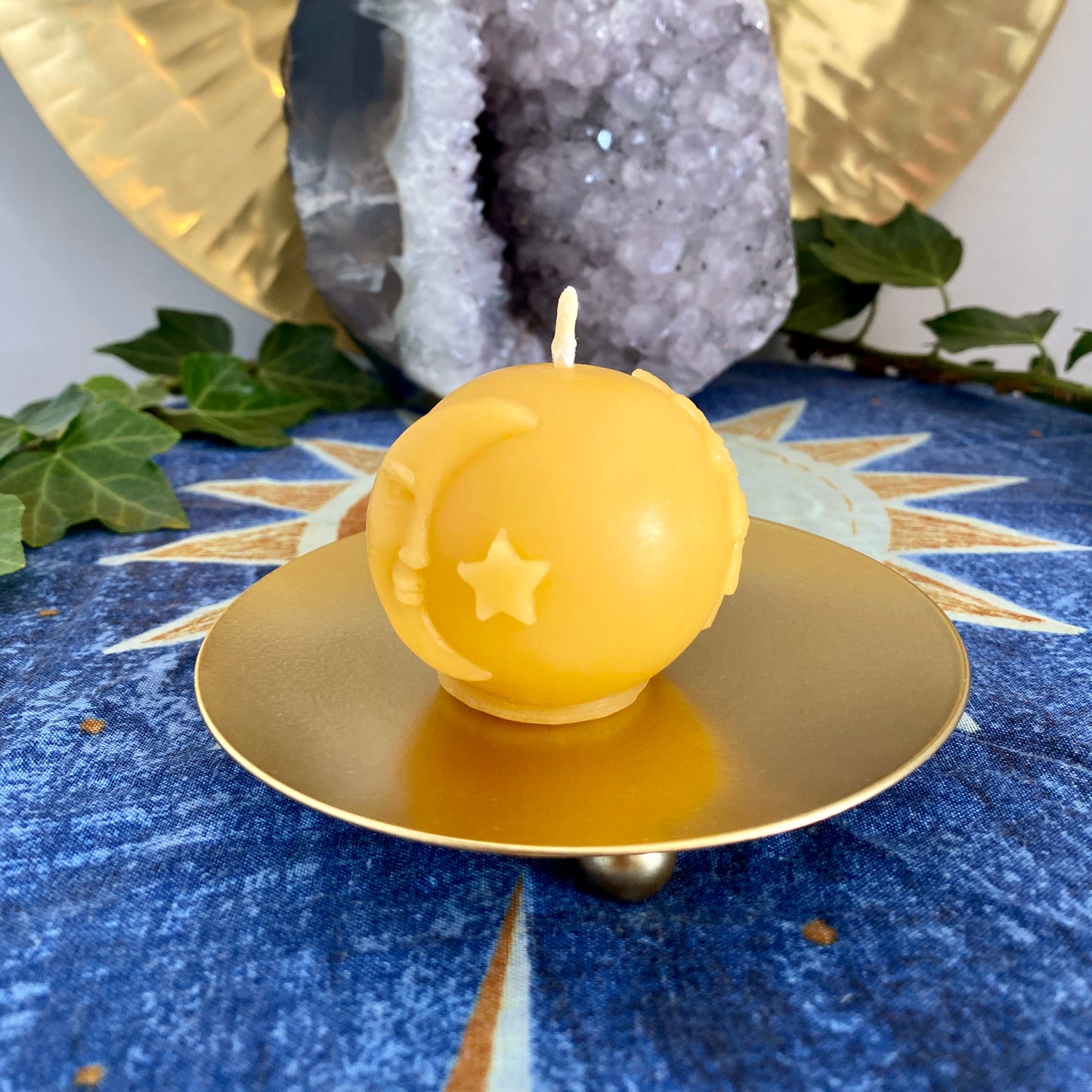 Sun, Moon and Star Candle