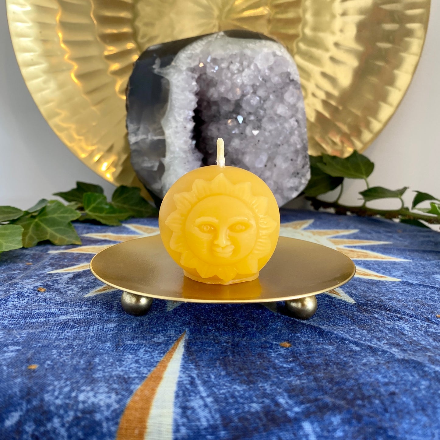 Sun, Moon and Star Candle