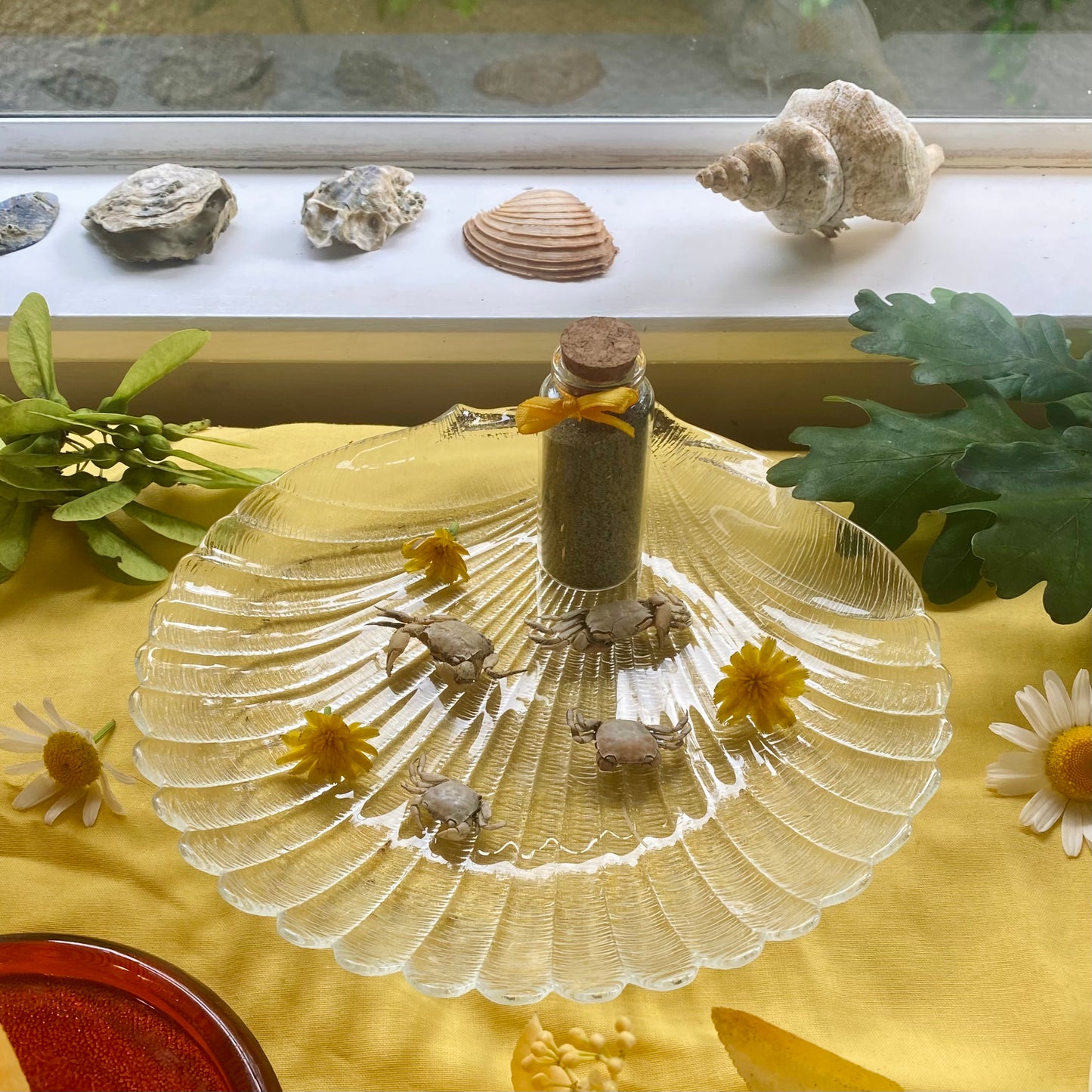 Summer Solstice Sand and Seawater Intention Bottles Set