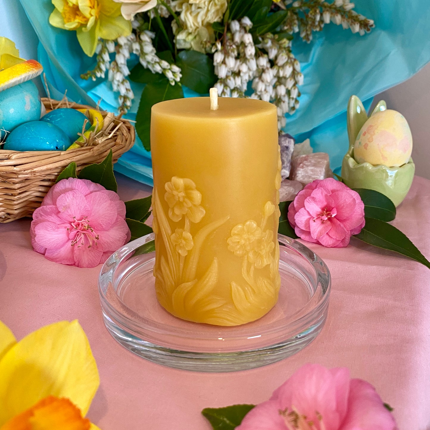 Standing Ostara Bunny Candle