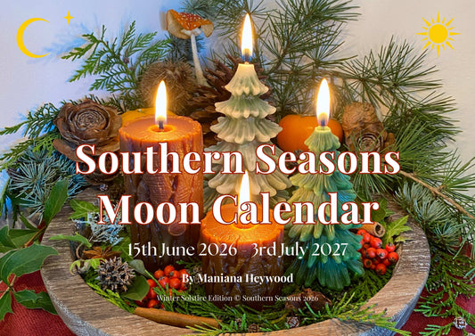 Southern Seasons Moon Calendar - Winter Solstice Edition (June 2026 - July 2027) DIGITAL DOWNLOAD